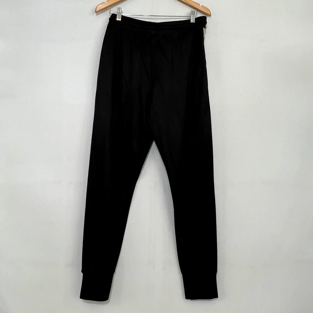 NWT Paul Smith Joggers Track Pants in Black with Swirl Stripe Women's Size XL - Picture 3 of 12